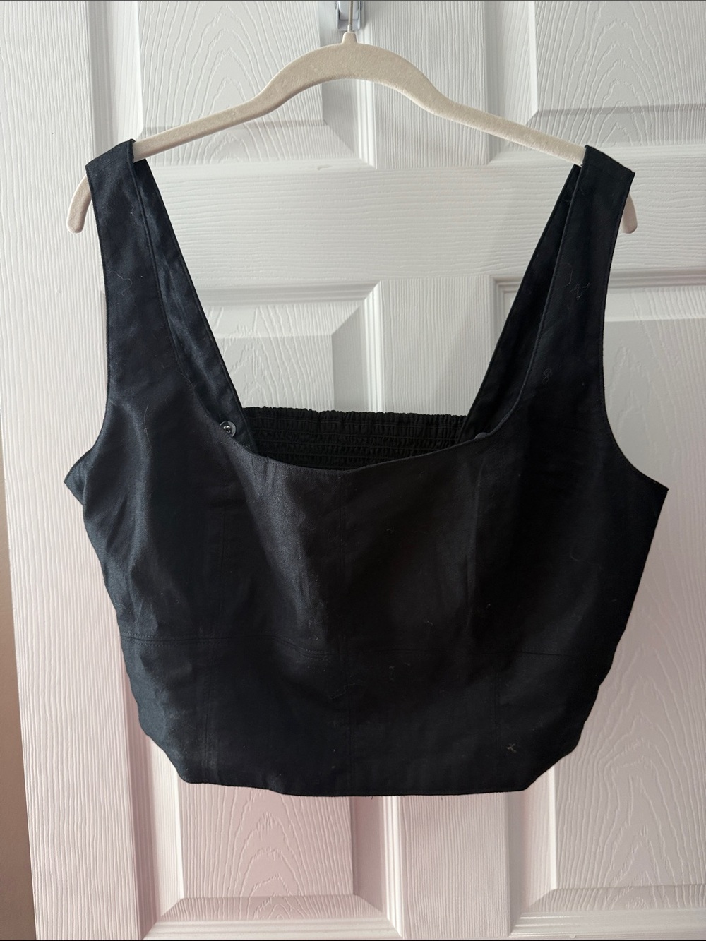 Linen crop tank banana republic factory xl